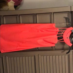 Brand new without tags coral dress